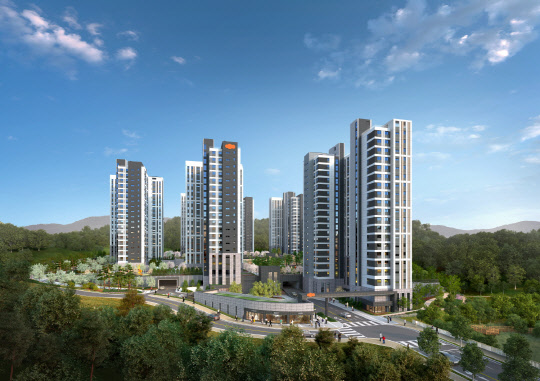 e편한세상 남양뉴타운 투시도. <대림산업 제공>